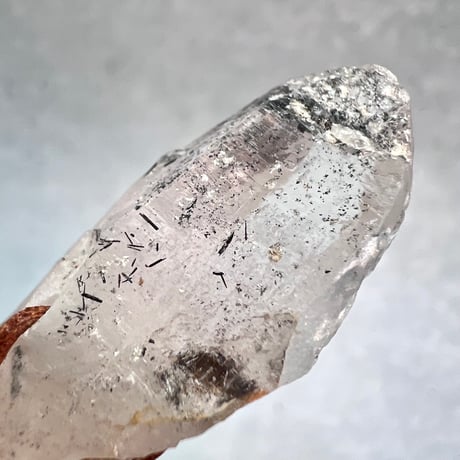 【カイラス産】天然ヒマラヤ水晶革紐付きペンダント⑦/Kailash Himalayan Quartz Pendant