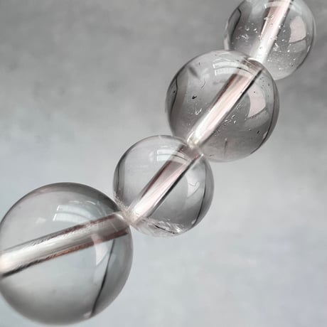 【デザインブレスレット】ガネッシュヒマール産天然ヒマラヤ水晶×シルバー925/Ganesh Himal Himalayan Quartz Design Bracelet