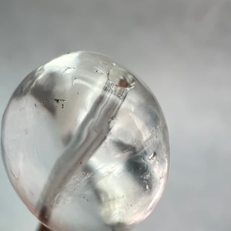 【カイラス産】天然ヒマラヤ水晶タンブル型ビーズ⑥/Kailash Himalayan Quartz Tumble Beads