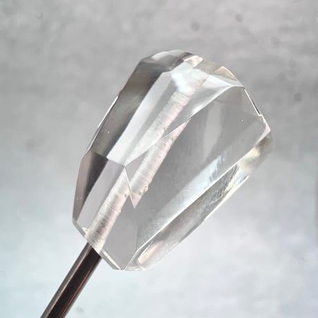 【ガネッシュヒマール産】天然ヒマラヤ水晶"手磨き加工"多面カットビーズ③/Ganesh Himal  Himalayan Quartz Multi Cut Beads
