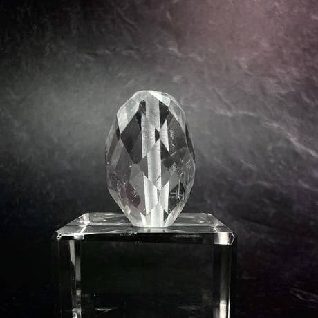 【カイラス産】天然ヒマラヤ水晶多面カットビーズ②/Kailash Himalayan Quartz Multi Cut Beads