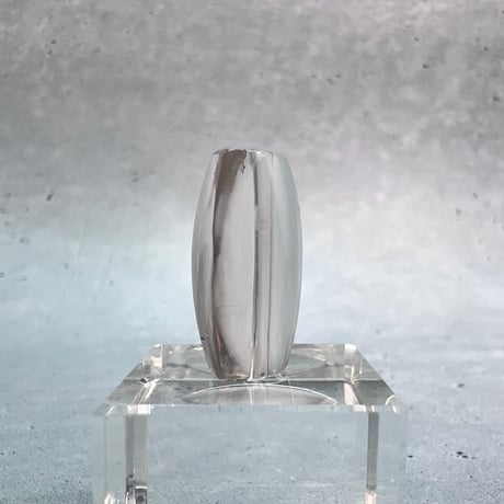 【ガウリシャンカール産】天然ヒマラヤスモーキークォーツ"手磨き加工"バレルビーズ③/Gaurishankar Himalayan Smoky Quartz Barrel Beads