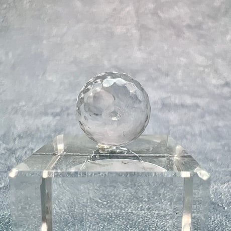 【ガネッシュヒマール産】天然ヒマラヤ水晶"手磨き加工"ミラーカット/Ganesh Himal  Himalayan Quartz Mirror Cut Beads