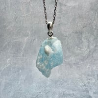 ネパール🇳🇵サンクワサバ産【ヒマラヤアクアマリン】ペンダントトップ/Nepal Sankhuwasabha Himalayan Aquamarine Pendant Top