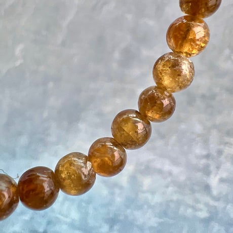 ネパール産🇳🇵【ハニートルマリン】ブレスレット5mm内径15②/Nepal HoneyTourmaline Bracelet