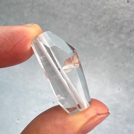 【ガネッシュヒマール産】天然ヒマラヤ水晶"手磨き加工"多面カットビーズ①/Ganesh Himal  Himalayan Quartz Multi Cut Beads