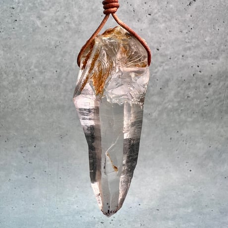 【ガネッシュヒマール産】天然ヒマラヤ水晶ペンダントトップ④/Ganesh Himal Natural Pendant Top