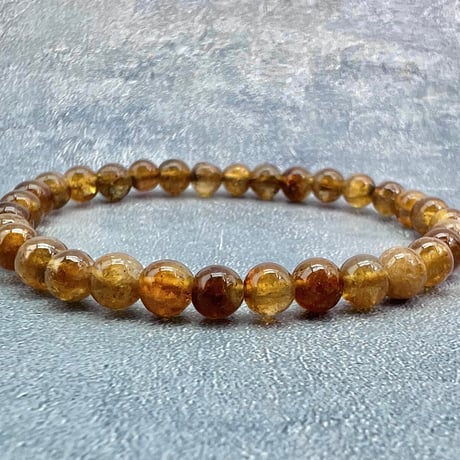 ネパール産🇳🇵【ハニートルマリン】ブレスレット5mm内径15②/Nepal HoneyTourmaline Bracelet