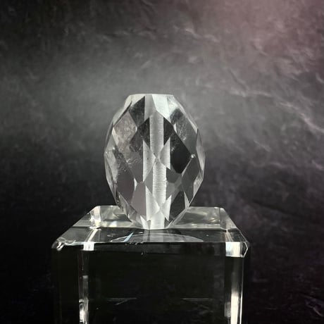 【カイラス産】天然ヒマラヤ水晶多面カットビーズ⑤/Kailash Himalayan Quartz Multi Cut Beads