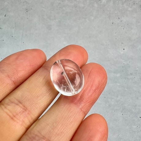 【カイラス産】天然ヒマラヤ水晶タンブル型ビーズ③/Kailash Himalayan Quartz Tumble Beads