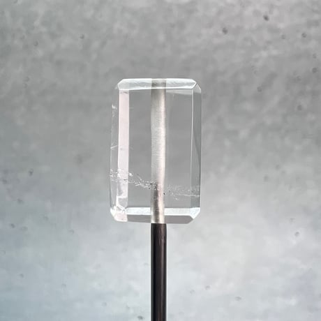 【ガネッシュヒマール産】天然ヒマラヤ水晶"手磨き加工"スクエアビーズ⑥/Ganesh Himal  Himalayan Quartz Square Beads