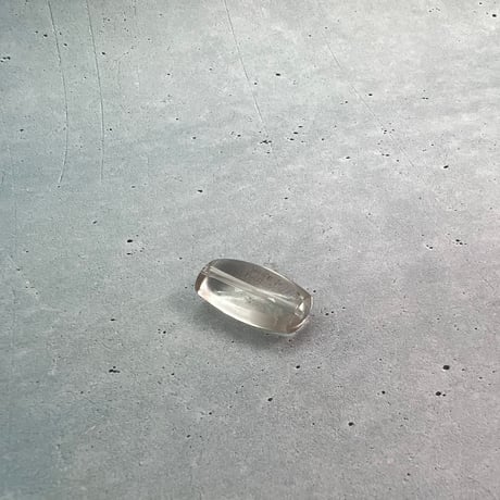 【ガウリシャンカール産】天然ヒマラヤスモーキークォーツ"手磨き加工"バレルビーズ①/Gaurishankar Himalayan Smoky Quartz Barrel Beads