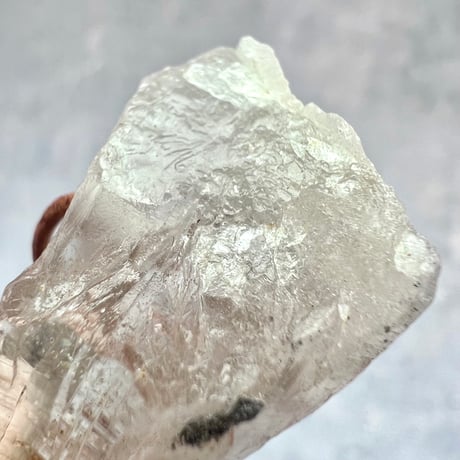 【カイラス産】天然ヒマラヤ水晶革紐付きペンダント⑨/Kailash Himalayan Quartz Pendant