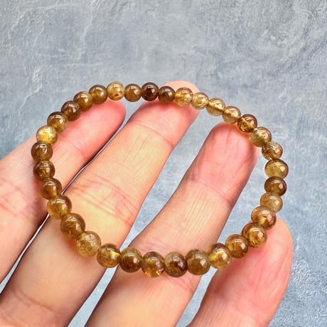 ネパール産🇳🇵【ハニートルマリン】ブレスレット5mm内径15cm③/Nepal HoneyTourmaline Bracelet