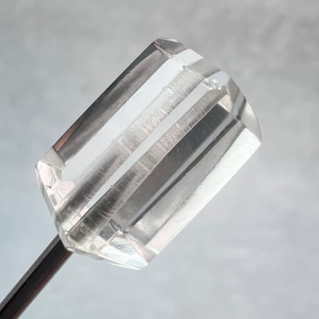 【ガネッシュヒマール産】天然ヒマラヤ水晶"手磨き加工"スクエアビーズ③/Ganesh Himal  Himalayan Quartz Square Beads