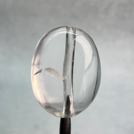 【カイラス産】天然ヒマラヤ水晶タンブル型ビーズ⑧/Kailash Himalayan Quartz Tumble Beads