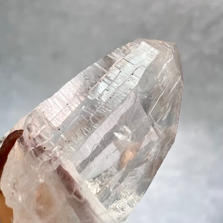 【カイラス産】天然ヒマラヤ水晶革紐付きペンダント⑨/Kailash Himalayan Quartz Pendant