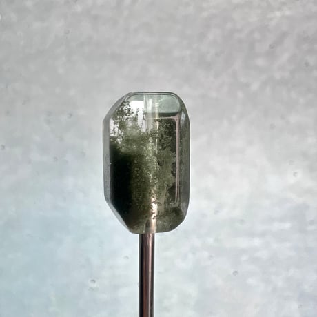 【ガネッシュヒマール産】天然ヒマラヤ水晶"手磨き加工"スクエアビーズ⑮/Ganesh Himal  Himalayan Quartz Square Beads