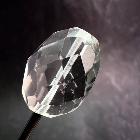 【カイラス産】天然ヒマラヤ水晶多面カットビーズ⑥/Kailash Himalayan Quartz Multi Cut Beads