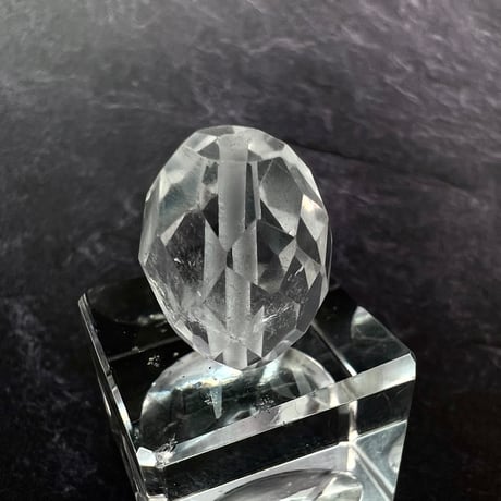 【カイラス産】天然ヒマラヤ水晶多面カットビーズ⑤/Kailash Himalayan Quartz Multi Cut Beads
