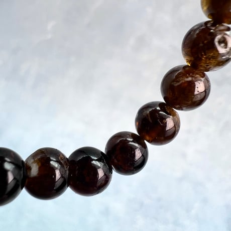 ネパール産🇳🇵【ヒマラヤドラバイトトルマリン】ブレスレット6mm内径15cm/Nepal Himalayan dravite tourmaline Bracelet