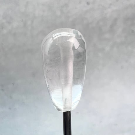 【ガネッシュヒマール産】天然ヒマラヤ水晶"手磨き加工"ハートビーズ③/Ganesh Himal Himalayan Quartz Heart Beads