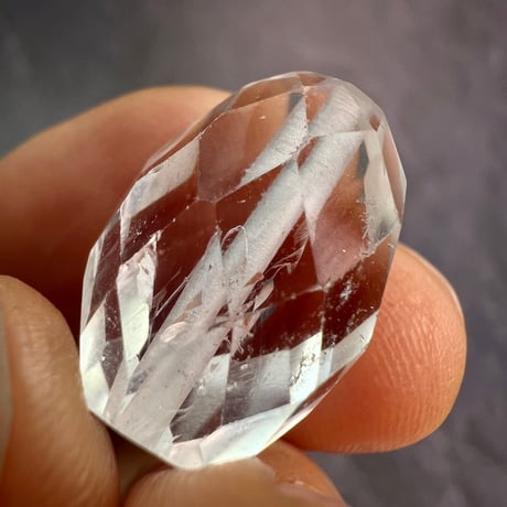 【カイラス産】天然ヒマラヤ水晶多面カットビーズ②/Kailash Himalayan Quartz Multi Cut Beads
