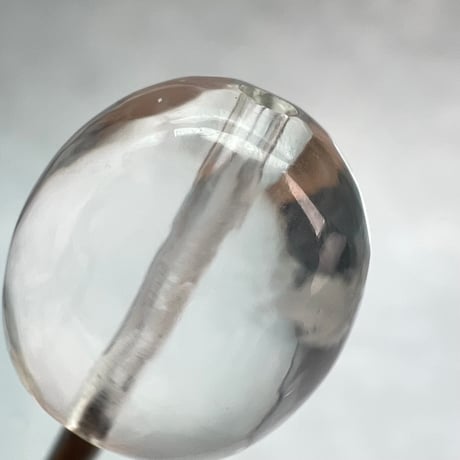 【カイラス産】天然ヒマラヤ水晶タンブル型ビーズ⑧/Kailash Himalayan Quartz Tumble Beads