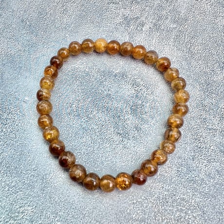 ネパール産🇳🇵【ハニートルマリン】ブレスレット5mm内径15②/Nepal HoneyTourmaline Bracelet