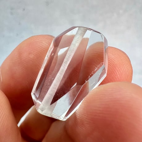 【ガネッシュヒマール産】天然ヒマラヤ水晶"手磨き加工"多面カットビーズ②/Ganesh Himal  Himalayan Quartz Multi Cut Beads