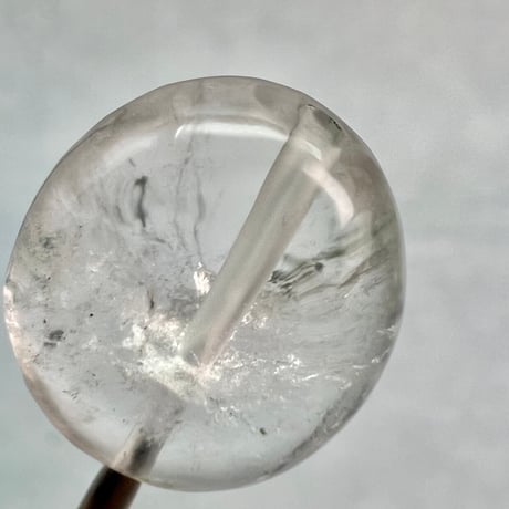 【カイラス産】天然ヒマラヤ水晶タンブル型ビーズ⑤/Kailash Himalayan Quartz Tumble Beads