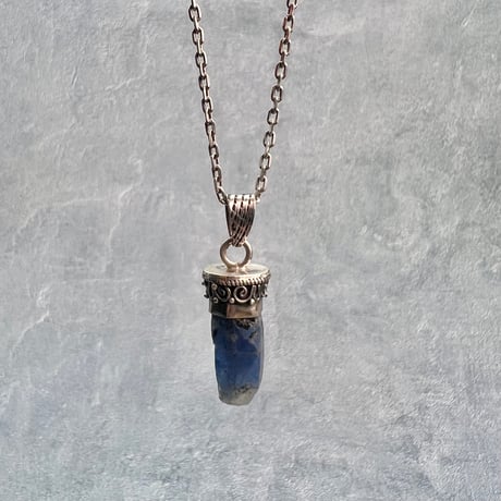 ネパール🇳🇵サンクワサバ産【天然ヒマラヤサファイア】ペンダントトップ/Nepal Sankhuwasabha Himalayan Sapphire Pendant Top