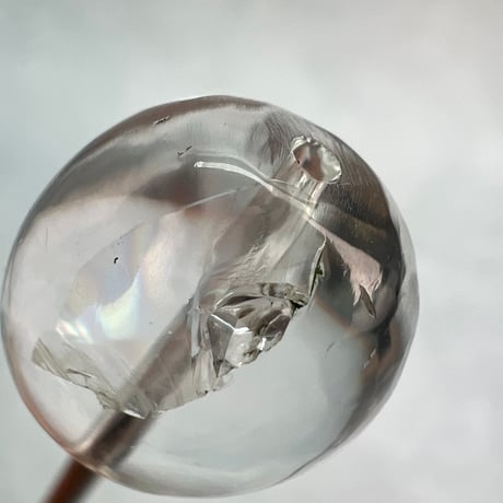 【カイラス産】天然ヒマラヤ水晶タンブル型ビーズ⑦/Kailash Himalayan Quartz Tumble Beads