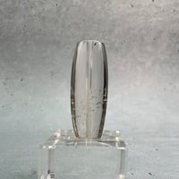 【ガウリシャンカール産】天然ヒマラヤスモーキークォーツ"手磨き加工"バレルビーズ②/Gaurishankar Himalayan Smoky Quartz Barrel Beads