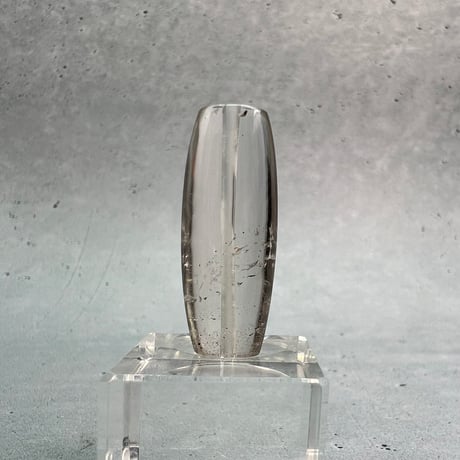【ガウリシャンカール産】天然ヒマラヤスモーキークォーツ"手磨き加工"バレルビーズ②/Gaurishankar Himalayan Smoky Quartz Barrel Beads