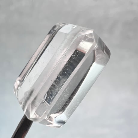 【ガネッシュヒマール産】天然ヒマラヤ水晶"手磨き加工"スクエアビーズ④/Ganesh Himal  Himalayan Quartz Square Beads
