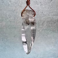 【ガネッシュヒマール産】天然ヒマラヤ水晶ペンダントトップ①/Ganesh Himal Natural Pendant Top