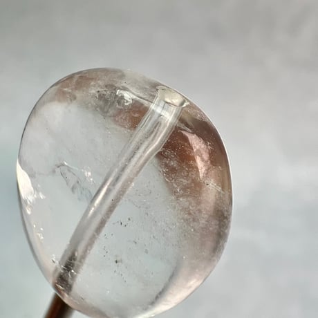 カイラス産】天然ヒマラヤ水晶タンブル型ビーズ④/Kailash Himalayan Quartz Tumble Beads