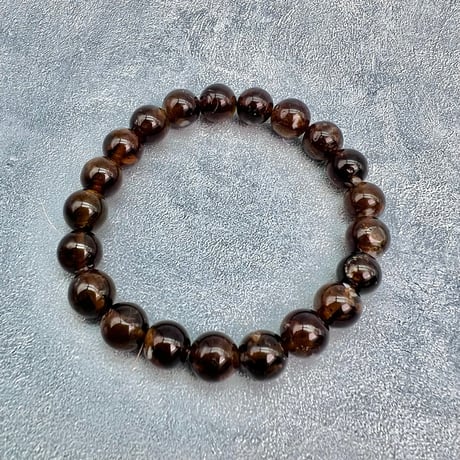 ネパール産🇳🇵【ヒマラヤドラバイトトルマリン】ブレスレット8mm内径15/Nepal Himalayan dravite tourmaline Bracelet