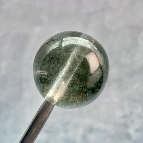 【ガネッシュヒマール産】クローライト&アクチノライトイン天然ヒマラヤ水晶ビーズ①/Ganesh Himal Chlorite&Actinolite in Himalayan Quartz beads