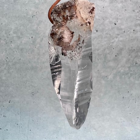 【ガネッシュヒマール産】天然ヒマラヤ水晶ペンダントトップ①/Ganesh Himal Natural Pendant Top