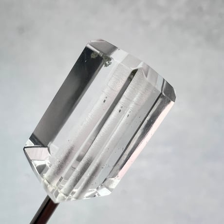 【ガネッシュヒマール産】天然ヒマラヤ水晶"手磨き加工"スクエアビーズ⑦/Ganesh Himal  Himalayan Quartz Square Beads
