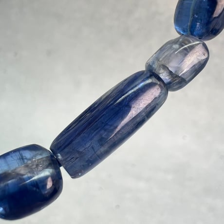 【ネパール🇳🇵カイヤナイト】ブレスレット/Nepal Kyanite Design Bracelet