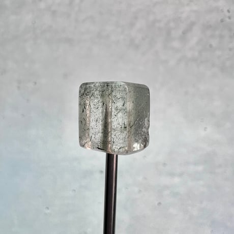 【ガネッシュヒマール産】天然ヒマラヤ水晶"手磨き加工"スクエアビーズ⑭/Ganesh Himal  Himalayan Quartz Square Beads