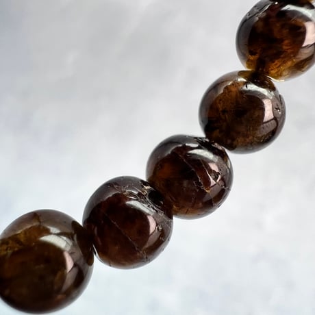 ネパール産🇳🇵【ヒマラヤドラバイトトルマリン】ブレスレット6mm内径15cm/Nepal Himalayan dravite tourmaline Bracelet