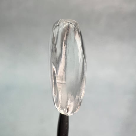【カイラス産】天然ヒマラヤ水晶タンブル型ビーズ⑩/Kailash Himalayan Quartz Tumble Beads