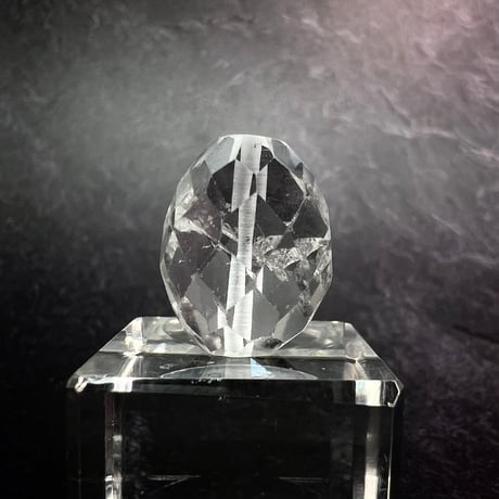 【カイラス産】天然ヒマラヤ水晶多面カットビーズ④/Kailash Himalayan Quartz Multi Cut Beads