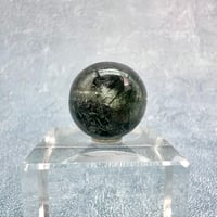 【ガネッシュヒマール産】クローライトイン天然ヒマラヤ水晶ビーズ⑤/Ganesh Himal Chlorite&Actinorite in Himalayan Quartz beads