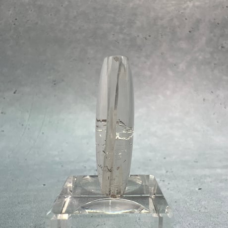 【ガウリシャンカール産】天然ヒマラヤスモーキークォーツ"手磨き加工"バレルビーズ②/Gaurishankar Himalayan Smoky Quartz Barrel Beads