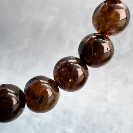 ネパール産🇳🇵【ヒマラヤドラバイトトルマリン】ブレスレット8mm内径15/Nepal Himalayan dravite tourmaline Bracelet